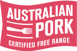 Australian Pork Certified Free Range - Small Logo Stickers